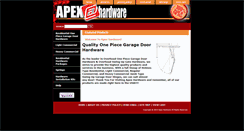 Desktop Screenshot of apexhardware.com